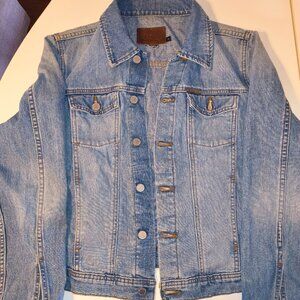 Vintage gender-neutral Calvin Klein trucker blue jean denim jacket